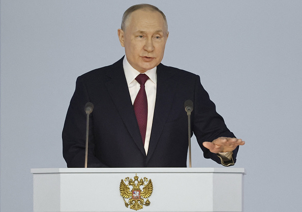Le président russe Vladimir Poutine. (DMITRY ASTAKHOV/SPUTNIK/AFP via Getty Images)