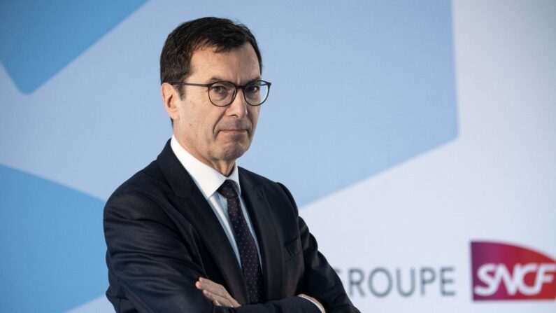 Jean-Pierre Farandou, président-directeur général de la SNCF. (Photo ALAIN JOCARD/AFP via Getty Images)