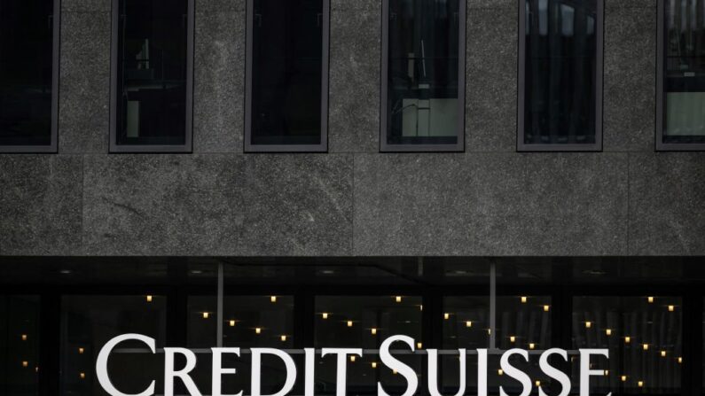 La méga-banque pourrait causer des problèmes domestiques en Suisse, a admis la banque centrale le 23 mars 2023. (Photo FABRICE COFFRINI/AFP via Getty Images)