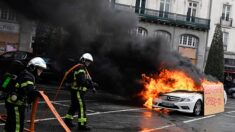 Retraites: violents heurts entre forces de l’ordre et manifestants à Nantes et Rennes