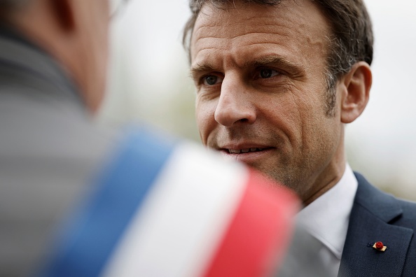 Le président Emmanuel Macron a fermé la porte aux perspectives de retour d'une région Alsace. (LUDOVIC MARIN/POOL/AFP via Getty Images)