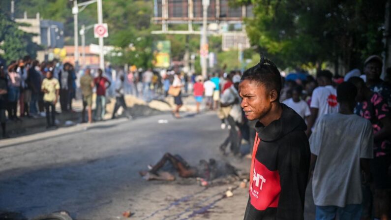 État des violences liées à des gangs dans la capitale de Port-au-Prince, Haïti, le 24 avril 2023.(RICHARD PIERRIN/AFP via Getty Images)