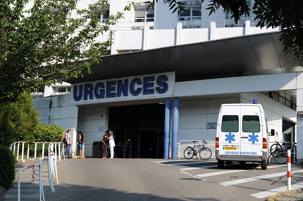 Urgence de l'hôpital CHU, à Grenoble.  (PHILIPPE MERLE/AFP via Getty Images)