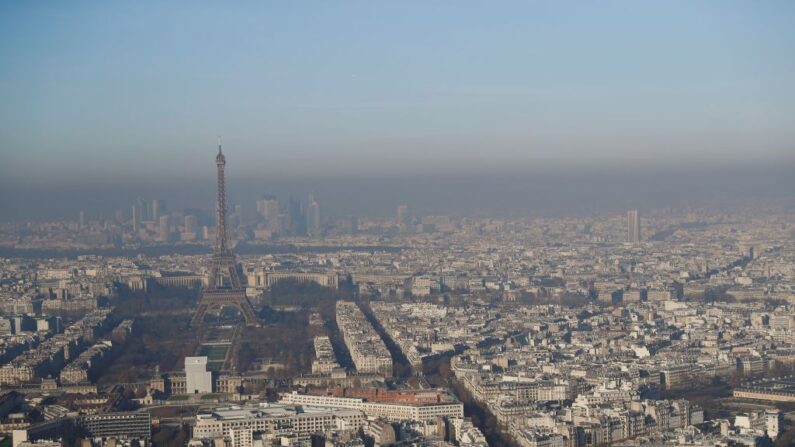 Une légère amélioration de la qualité de l'air en 2022 en Île de France. (Photo THOMAS SAMSON/AFP via Getty Images)