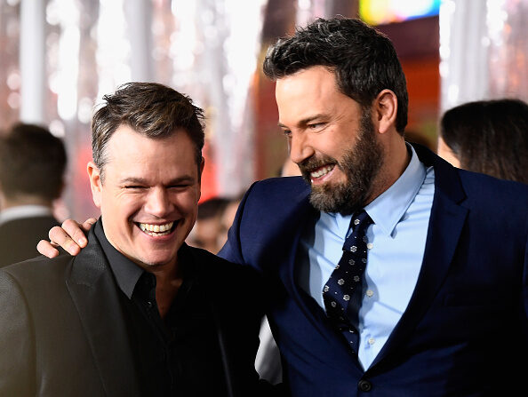 Les acteurs Matt Damon et Ben Affleck.  (Frazer Harrison/Getty Images)