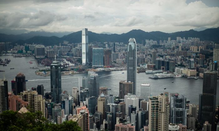 Vue générale de Hong Kong, le 3 juillet 2017 (ANTHONY WALLACE/AFP/Getty Images)