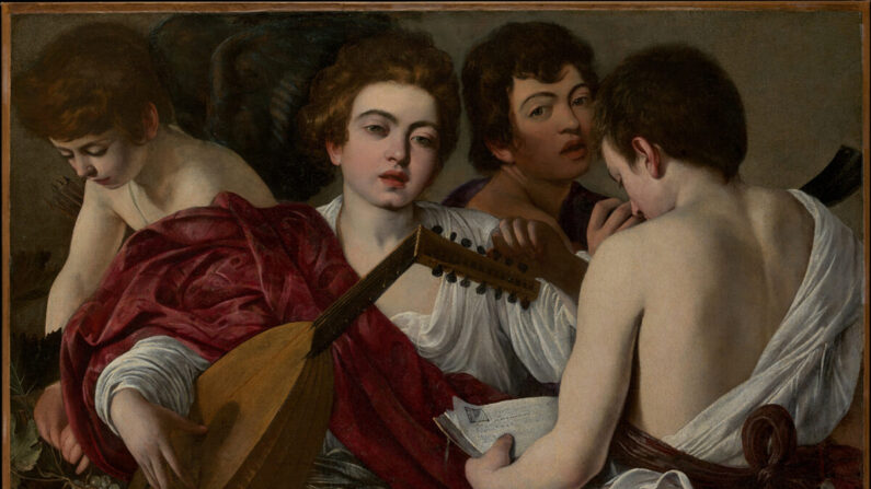 « Les musiciens », 1597, par Le Caravage. Huile sur toile. Musée d'art métropolitain, New York. (Domaine public)