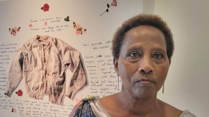 Immaculée Songa, survivante du génocide contre les Tutsis au Rwanda en 1994. Pendant le génocide, elle a perdu son mari, ses deux filles Raissa, âgée de 3 ans, et Clarisse, âgée de 5 ans. (ONU Info/Florence Westergard)