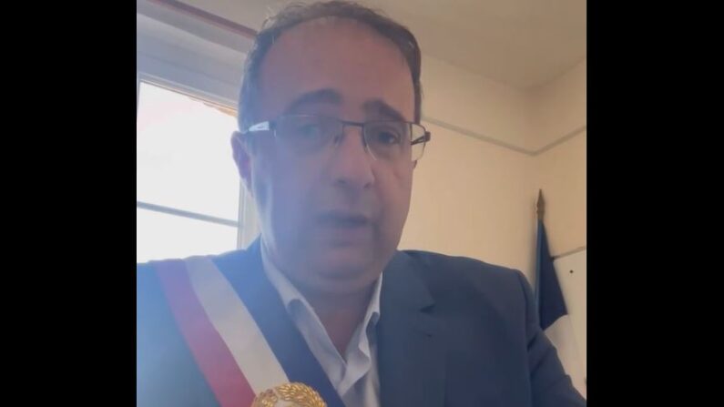 Le maire de Poses Georgio Loiseau. (Capture d'écran du Facebook Georgio Loiseau)