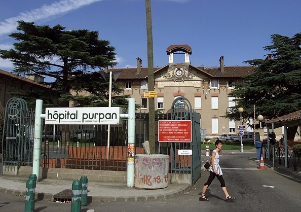 L'hôpital Purpan à Toulouse.  (JEAN-PIERRE MULLER/AFP via Getty Images)