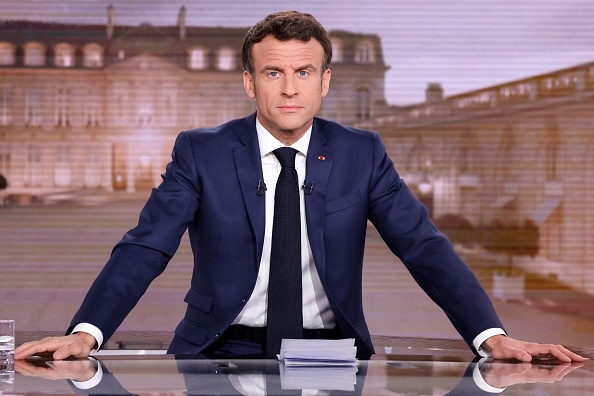 Le président Emmanuel Macron. (LUDOVIC MARIN/POOL/AFP via Getty Images)