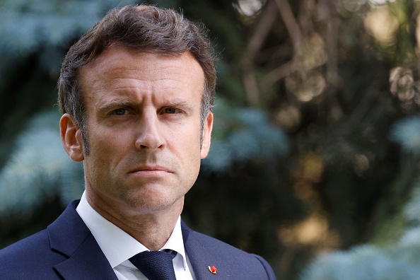 Le président Emmanuel Macron. (LUDOVIC MARIN/POOL/AFP via Getty Images)
