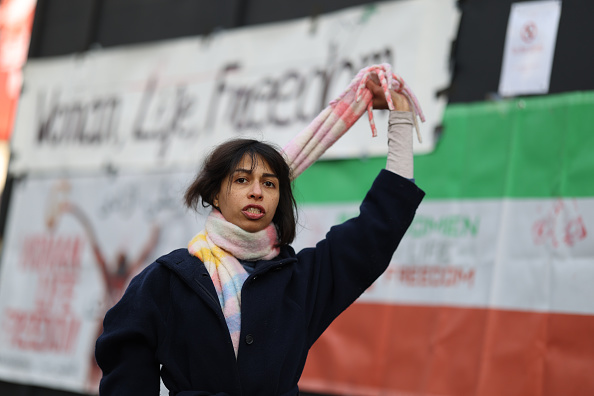 Manifestation à Londres contre les exécutions en Iran, décembre 2022. (Photo Hollie Adams/Getty Images)