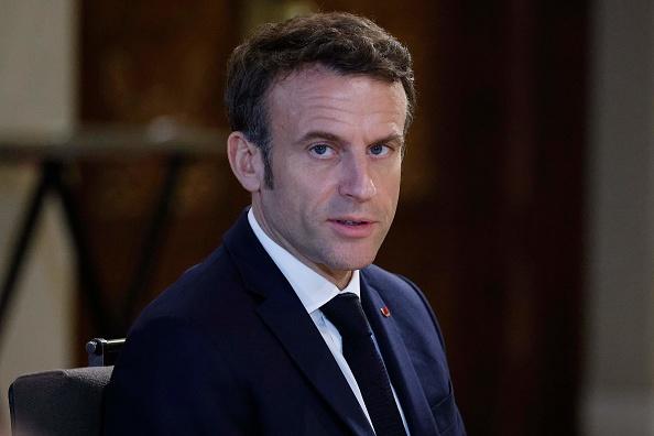 Le président de la République Emmanuel Macron. (LUDOVIC MARIN/POOL/AFP via Getty Images)