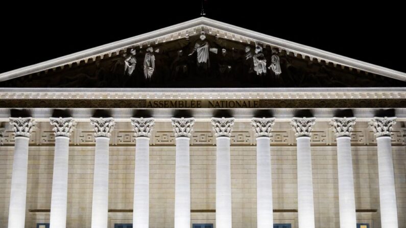 L'Assemblée nationale "Palais Bourbon" à Paris. (Photo LUDOVIC MARIN/AFP via Getty Images)
