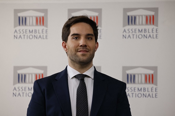 Le député du Rassemblement national Thomas Ménagé. (LUDOVIC MARIN/AFP via Getty Images)