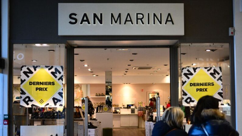 San Marina rachetée par Chaussea qui ambitionne de faire revivre cette marque comme à la belle époque de « Michel Scotto » son fondateur. (Photo CHRISTOPHE SIMON/AFP via Getty Images)