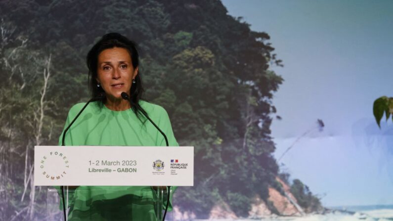 La secrétaire d'État française au développement Chrysoula Zacharopoulou. (Photo LUDOVIC MARIN/AFP via Getty Images)