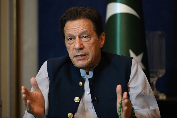 L'ancien Premier ministre pakistanais Imran Khan. (AAMIR QURESHI/AFP via Getty Images)