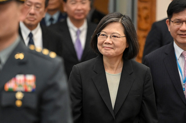La présidente de Taïwan Tsai Ing-wen. (SAM YEH/AFP via Getty Images)