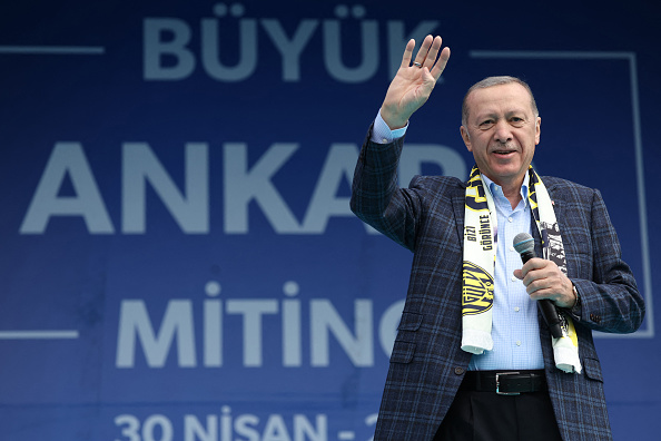 Le président turc Recep Tayyip Erdogan. (ADEM ALTAN/AFP via Getty Images)