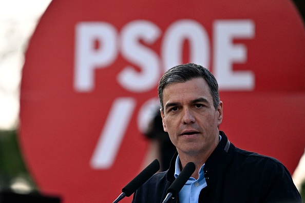 Le Premier ministre socialiste espagnol Pedro Sánchez. (JAVIER SORIANO/AFP via Getty Images)