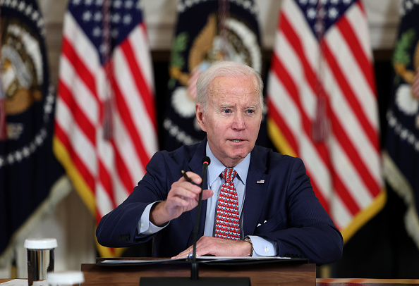 Le président américain Joe Biden. (Kevin Dietsch/Getty Images)