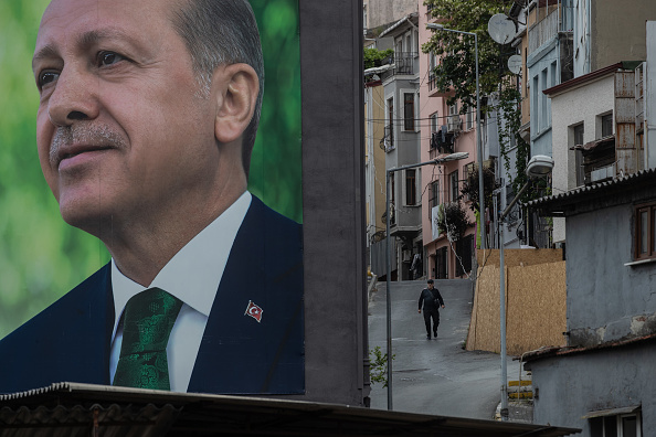 «Les sondages montrent environ 15% de soutien à Erdogan dans la ville de Diyarbakir et ça continue de fondre».  (Photo Burak Kara/Getty Images)