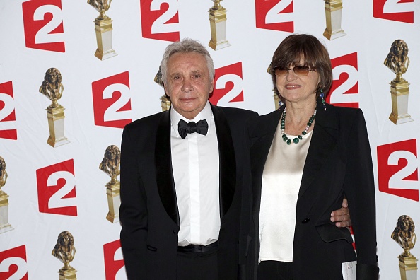 Michel Sardou et son épouse Anne-Marie.   (FRANCOIS GUILLOT/AFP via Getty Images)