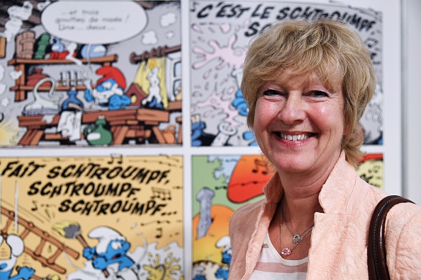 Véronique Culliford, fille du créateur des Schtroumpfs, le dessinateur belge Peyo, à Caunes-Minervois, le 7 juin 2016.   (VINCENZO PINTO/AFP via Getty Images)