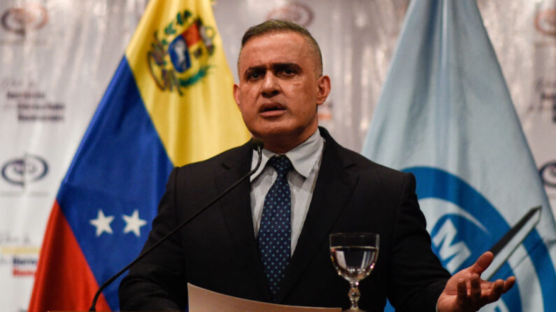 Le procureur général du Venezuela Tarek Saab. (Photo FEDERICO PARRA/AFP via Getty Images)
