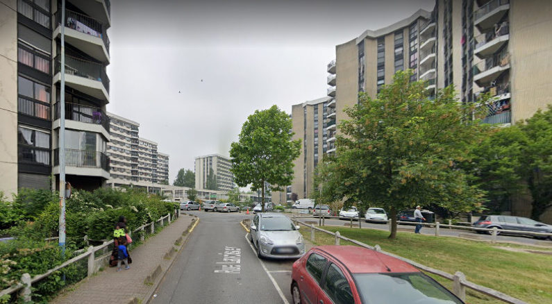 Le quartier Grigny 2, à Grigny, dans l’Essonne. (Google maps)