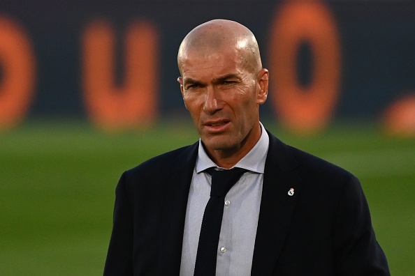 L'ancien attaquant français Zinedine Zidane.  (GABRIEL BOUYS/AFP via Getty Images)