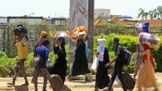 Promiscuité, moustiques et coupures, les rudes conditions des déplacés du Soudan