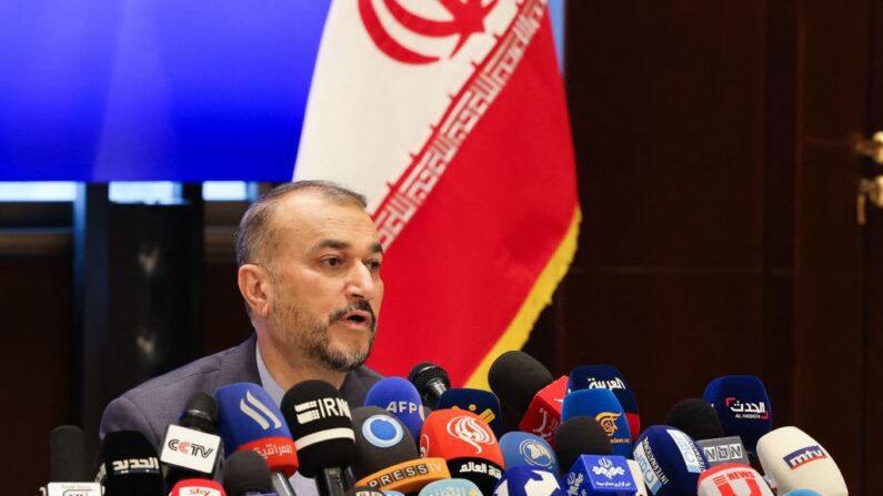 Le ministre iranien des Affaires étrangères Hossein Amir-Abdollahian doit rencontrer le ministre saoudien des Affaires étrangères. (Photo JOSEPH EID/AFP via Getty Images)