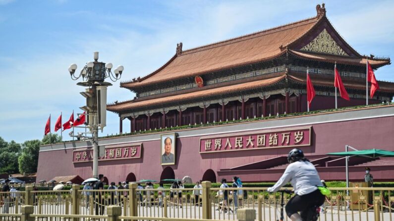 Le 4 juin 2023, place Tiananmen à Pékin. (HECTOR RETAMAL/AFP via Getty Images)