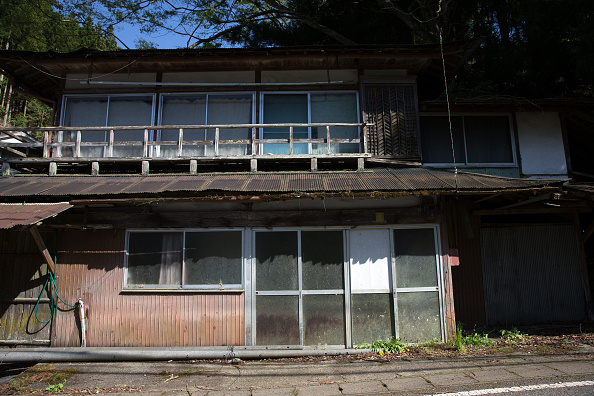 Une maison abandonnée à Miyoshi, au Japon. (Carl Court/Getty Images)