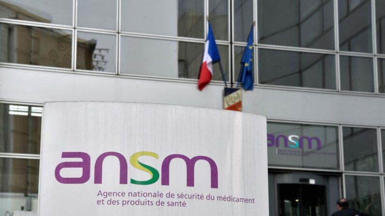 Siège de l'Agence nationale de sécurité du médicament (ANSM), à Paris (Photo : ALAIN JOCARD/AFP via Getty Images)