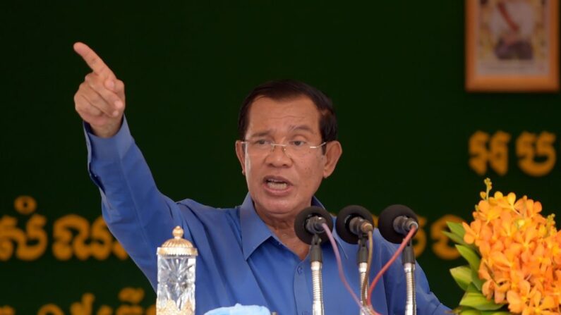 Le dirigeant cambodgien Hun Sen. (Photo : TANG CHHIN SOTHY/AFP via Getty Images)
