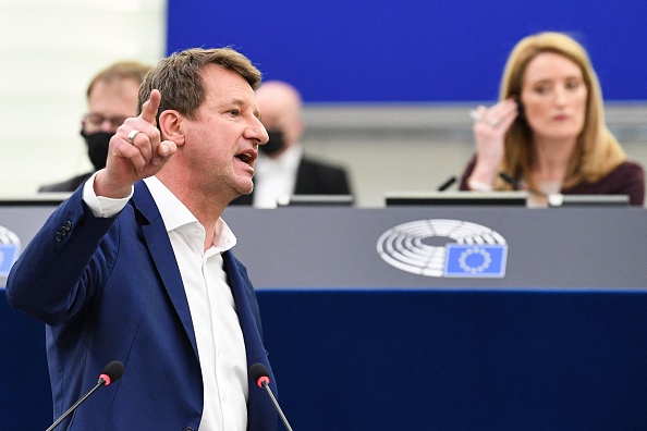 Yannick Jadot, au Parlement européen.  (BERTRAND GUAY/POOL/AFP via Getty Images)