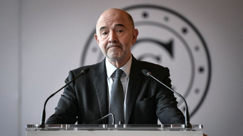 Le président de la Cour des comptes Pierre Moscovici. (Photo  STEPHANE DE SAKUTIN/AFP via Getty Images)