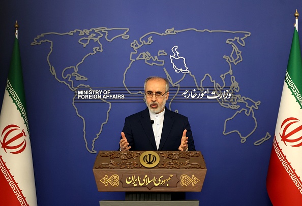 Le porte-parole du ministère iranien des Affaires étrangères, Nasser Kanani. (ATTA KENARE/AFP via Getty Images)