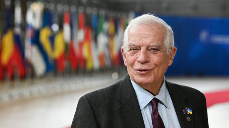 Josep Borrell commissaire européen aux affaires étrangères et à la politique de sécurité, février 2023. (Photo JOHN THYS/AFP via Getty Images)
