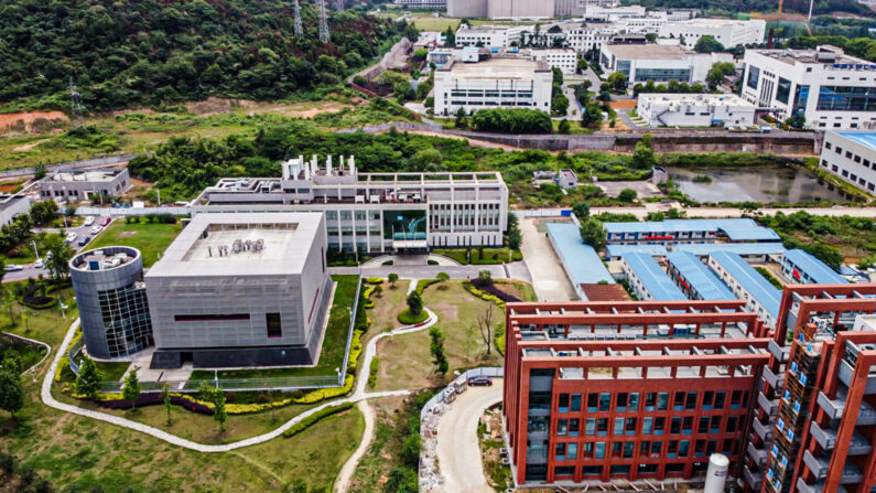 Le laboratoire P4 sur le campus de l'Institut de virologie de Wuhan, dans la province du Hubei, en Chine, le 13 mai 2020. (Hector Retamal/AFP via Getty Images)