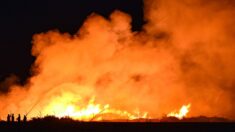 Loiret: un agriculteur fonce avec son tracteur dans les flammes qui ravagent son champ