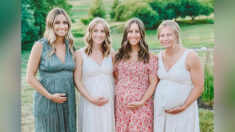 C’était tout simplement incroyable: 4 sœurs surprises de découvrir qu’elles sont enceintes en même temps