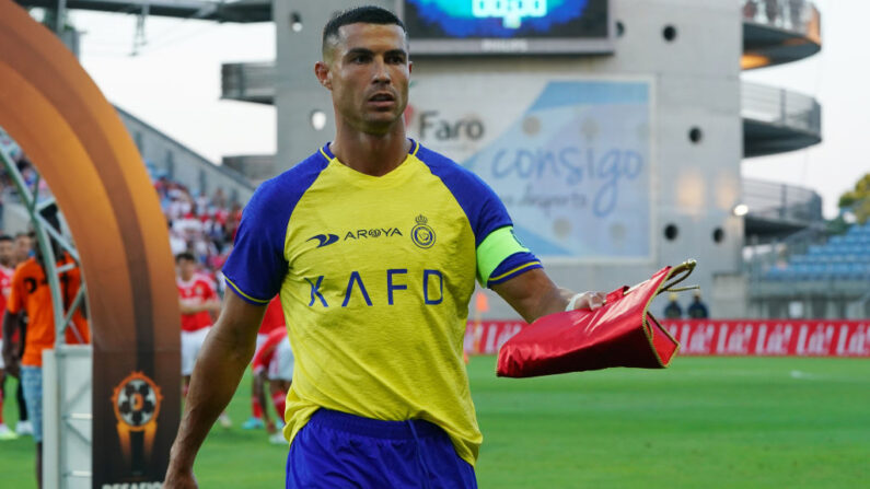Cristiano Ronaldo d'Al Nassr, l'une grande figures du championnat saoudien. (Photo : Gualter Fatia/Getty Images)