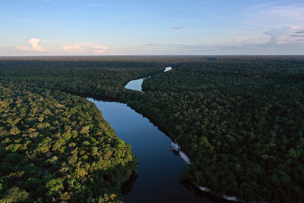La forêt amazonienne dans l'État d'Amazonas, au Brésil. (Photo MAURO PIMENTEL/AFP via Getty Images)