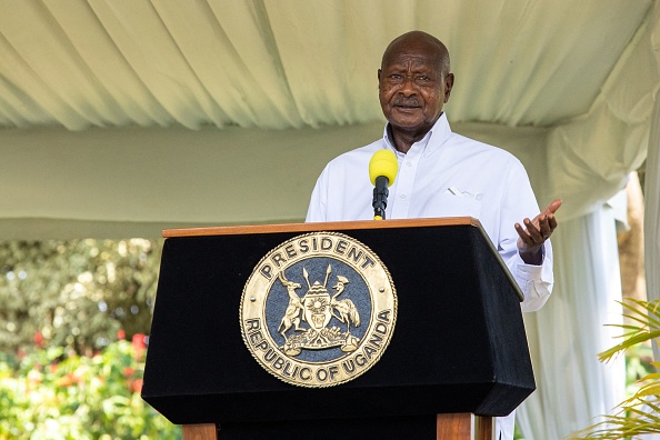 Le président ougandais Yoweri Museveni. (Photo BADRU KATUMBA/AFP via Getty Images)