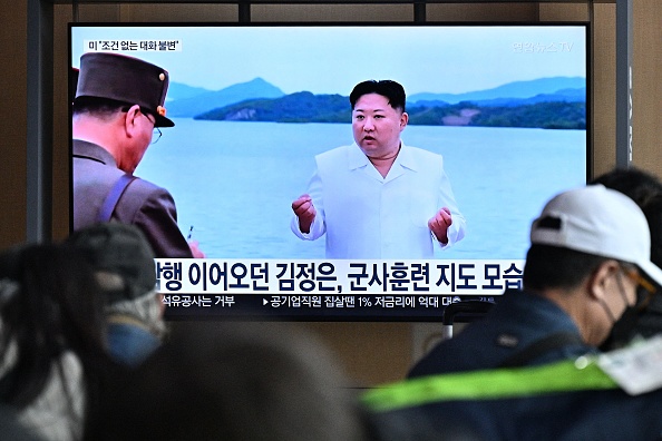 Le dirigeant nord-coréen Kim Jong Un. (Photo ANTHONY WALLACE/AFP via Getty Images)